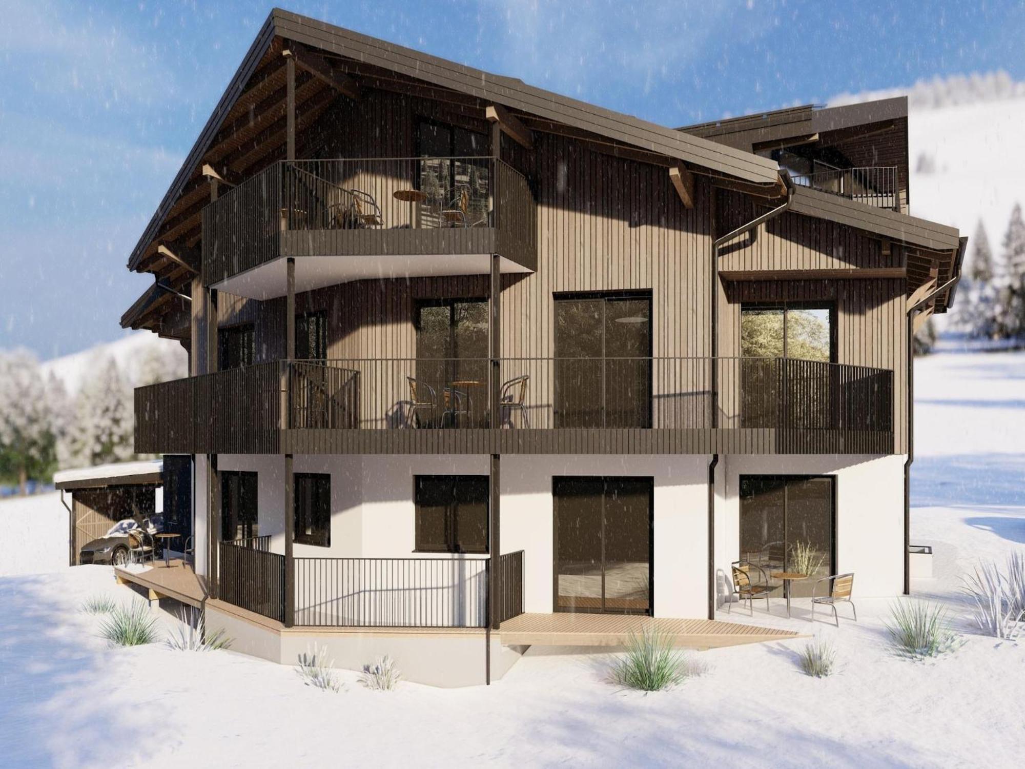 Bergzeit Flat Saalbach Directly On The Ski Piste Екстериор снимка